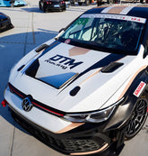 Volkswagen Golf GTI R MK8 2022-ON with Aftermarket Parts - Center Hood Vent Cutout Carbon Fiber from Geex Village